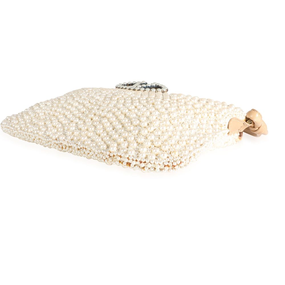 Valentino All-Over Pearl Embellished Baguette - Picture 5 of 7